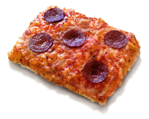 PIZZA CUADRADA PEPPERONI 185 GR 24 PZAS